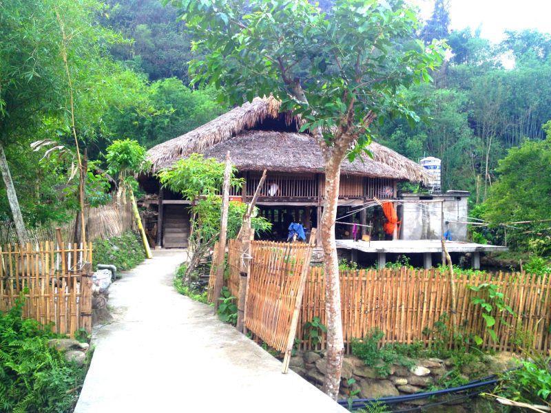 Ferienwohnung Thon Tha Tay Stilt House Ha Giang Exterior foto
